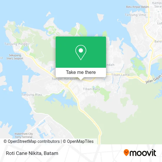 Roti Cane Nikita map