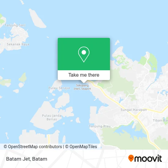 Batam Jet map