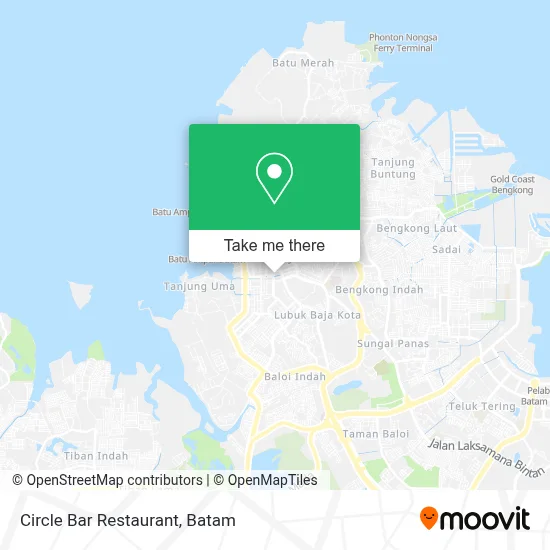 Circle Bar Restaurant map