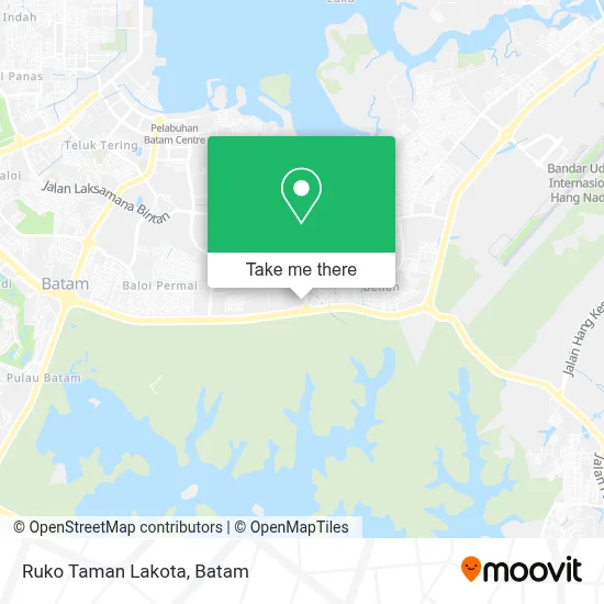 Ruko Taman Lakota map