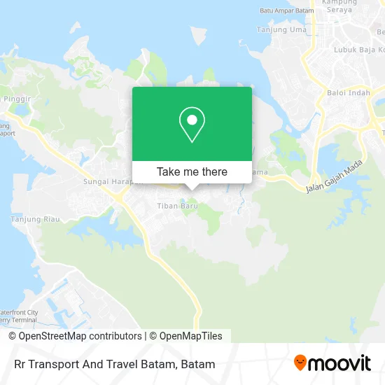 Rr Transport And Travel Batam map
