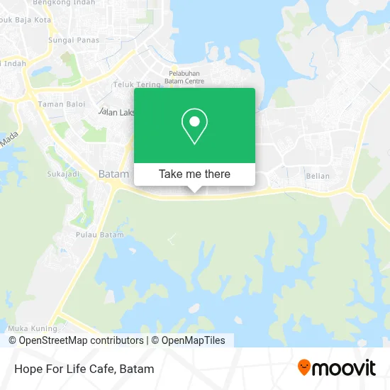 Hope For Life Cafe map