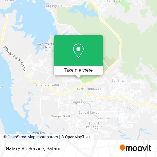 Galaxy Ac Service map