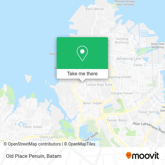 Old Place Penuin map