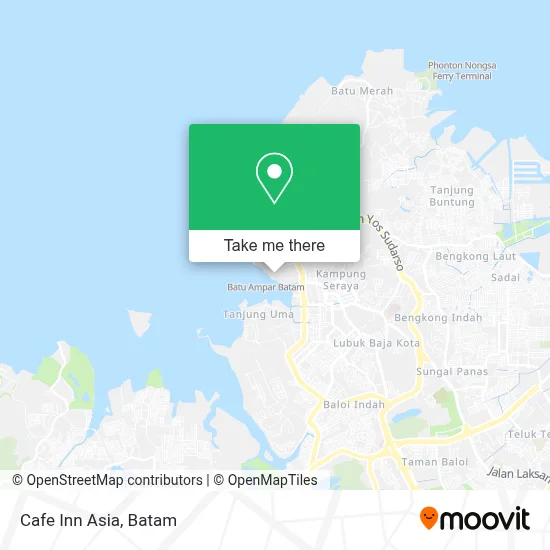 Cafe Inn Asia map