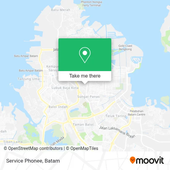 Service Phonee map