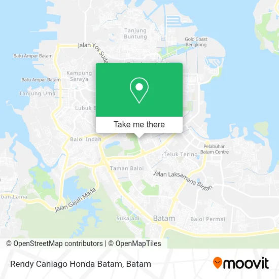 Rendy Caniago Honda Batam map
