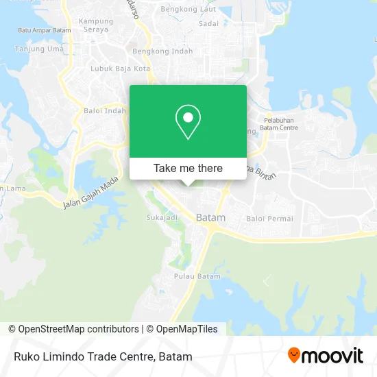 Ruko Limindo Trade Centre map