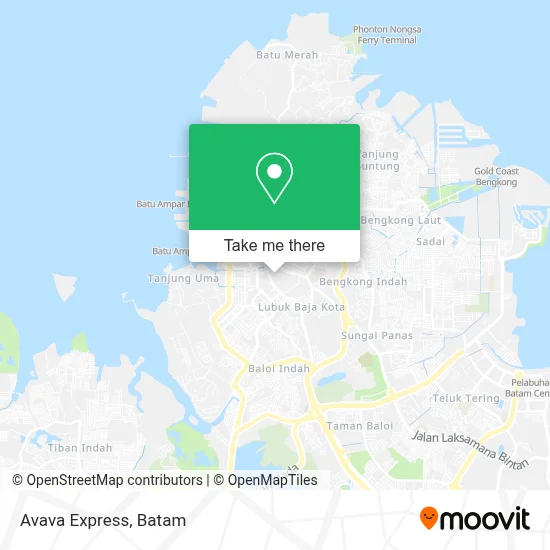 Avava Express map