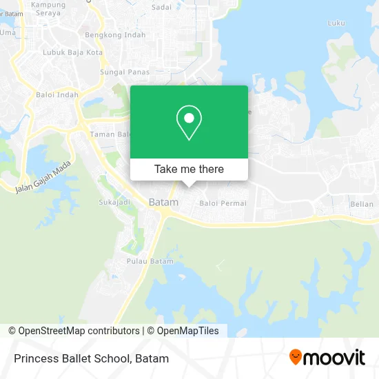 Princess Ballet School map