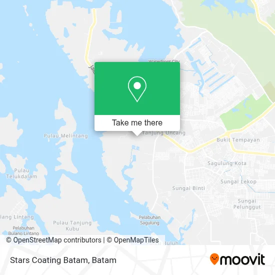 Stars Coating Batam map