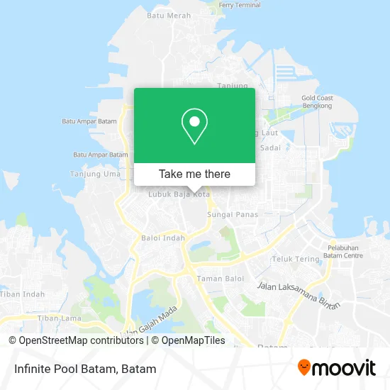 Infinite Pool Batam map