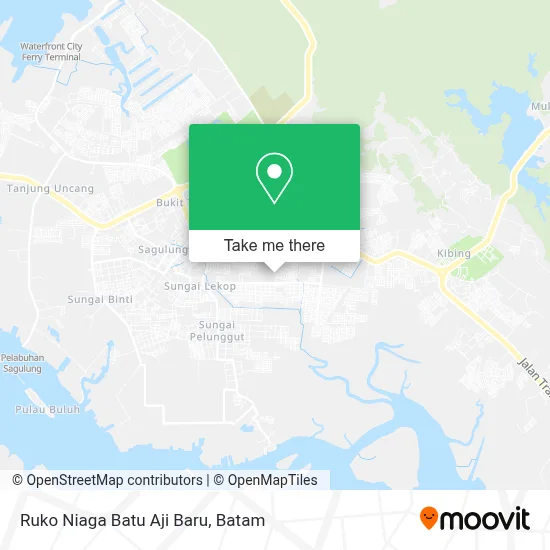 Ruko Niaga Batu Aji Baru map