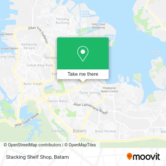 Stacking Shelf Shop map