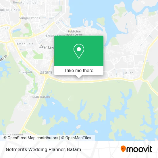 Getmerits Wedding Planner map