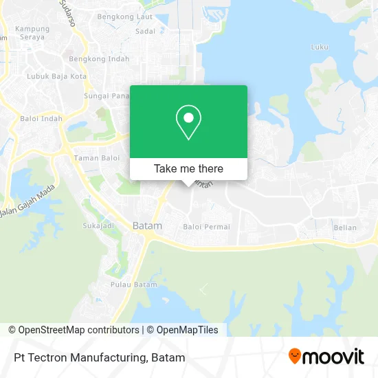 Pt Tectron Manufacturing map