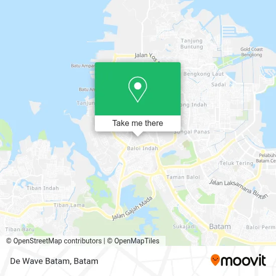 De Wave Batam map