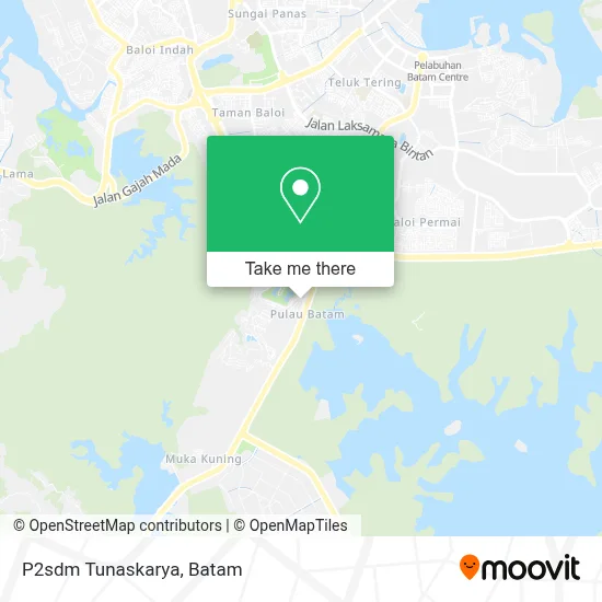 P2sdm Tunaskarya map