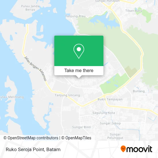 Ruko Seroja Point map