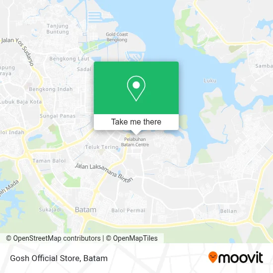 Gosh Official Store map