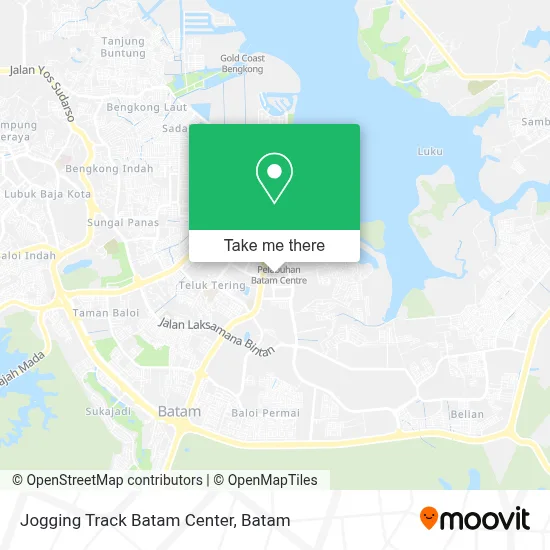 Jogging Track Batam Center map