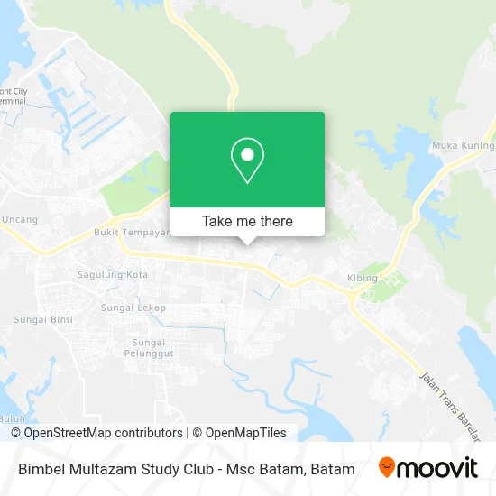 Bimbel Multazam Study Club - Msc Batam map