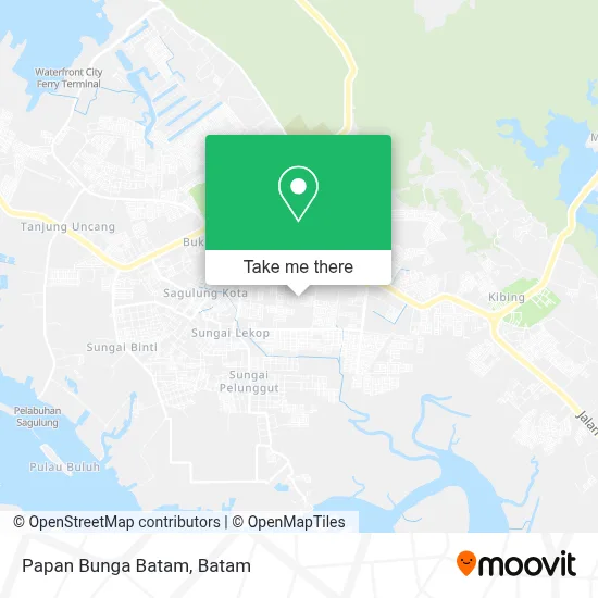 Papan Bunga Batam map
