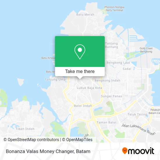 Bonanza Valas Money Changer map