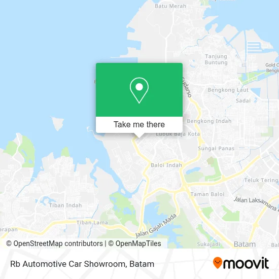 Rb Automotive Car Showroom map