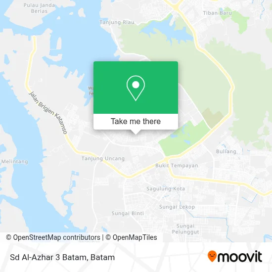 Sd Al-Azhar 3 Batam map