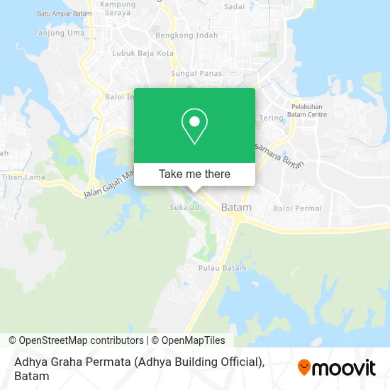 Adhya Graha Permata (Adhya Building Official) map