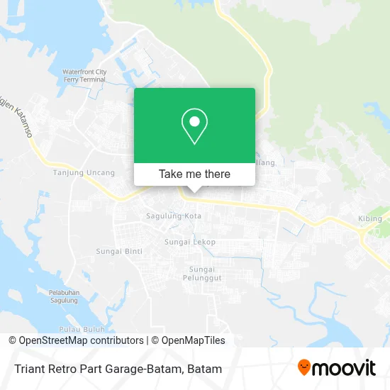 Triant Retro Part Garage-Batam map