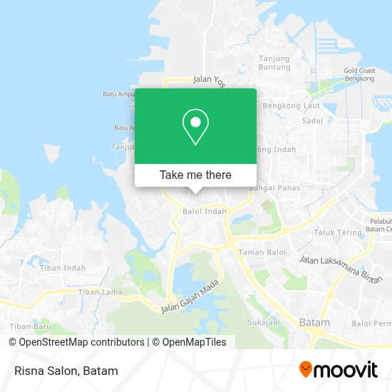 Risna Salon map