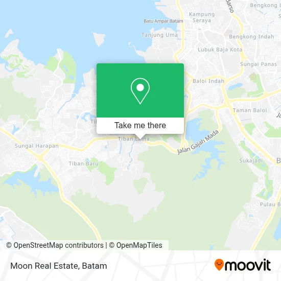 Moon Real Estate map