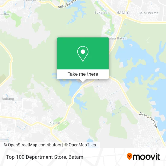 Top 100 Department Store map