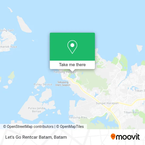 Let's Go Rentcar Batam map