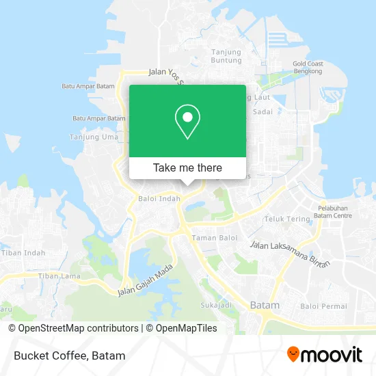 Bucket Coffee map