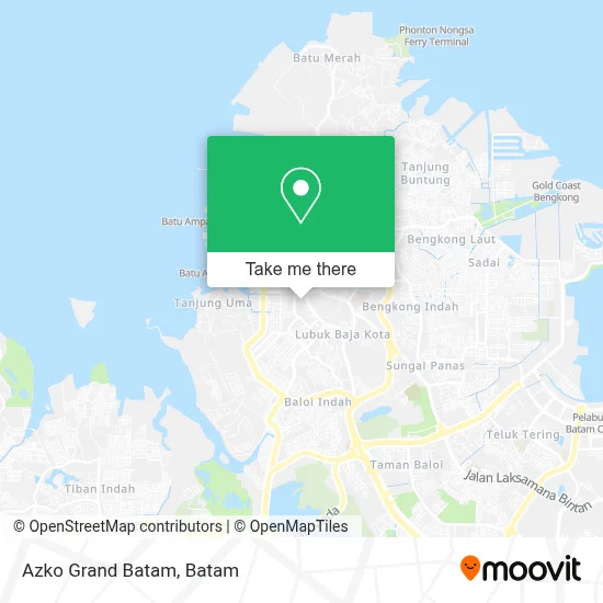 Azko Grand Batam map