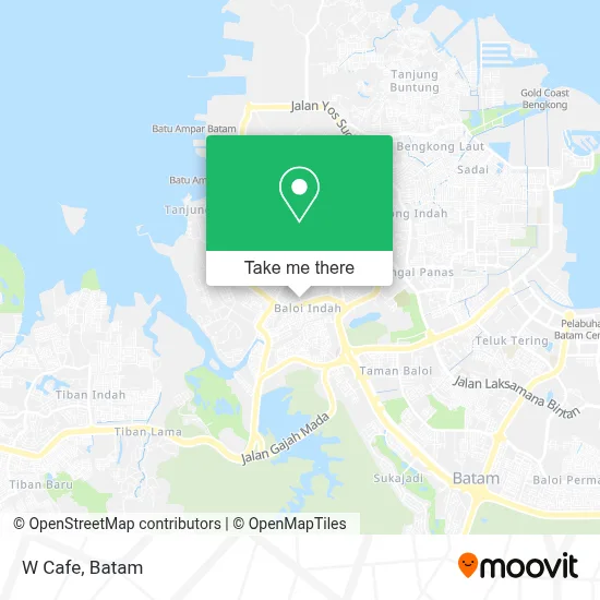 W Cafe map