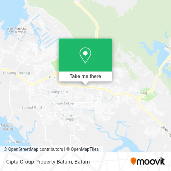 Cipta Group Property Batam map