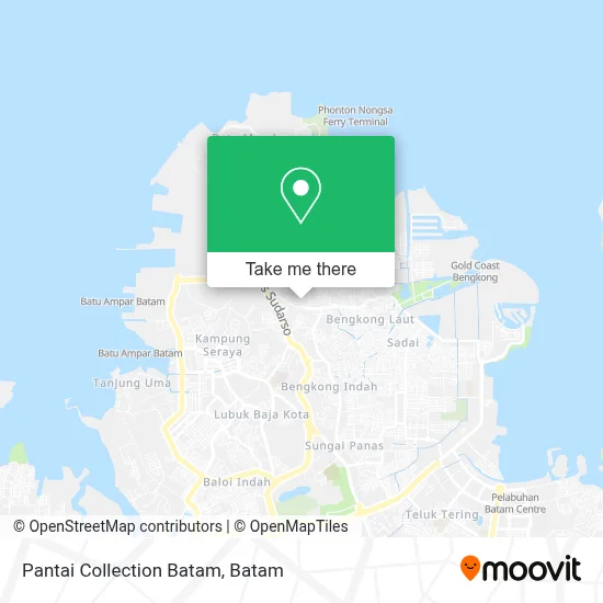 Pantai Collection Batam map