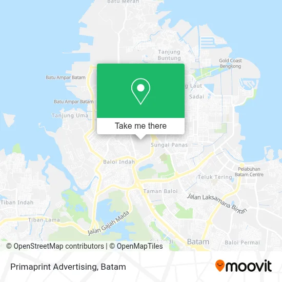 Primaprint Advertising map