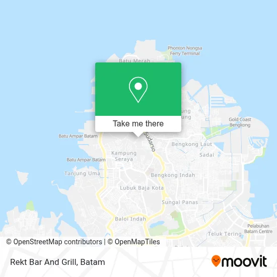 Rekt Bar And Grill map
