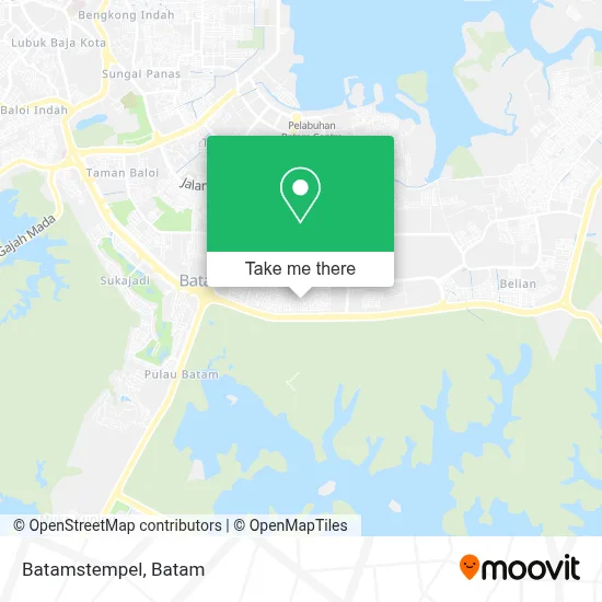 Batamstempel map