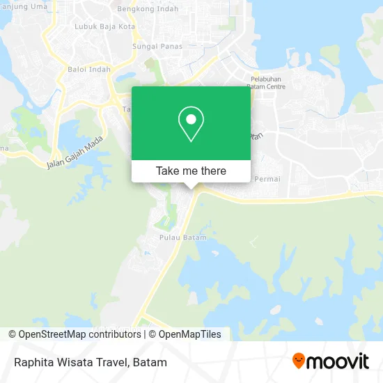 Raphita Wisata Travel map
