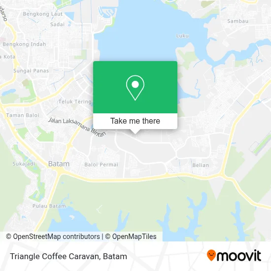 Triangle Coffee Caravan map