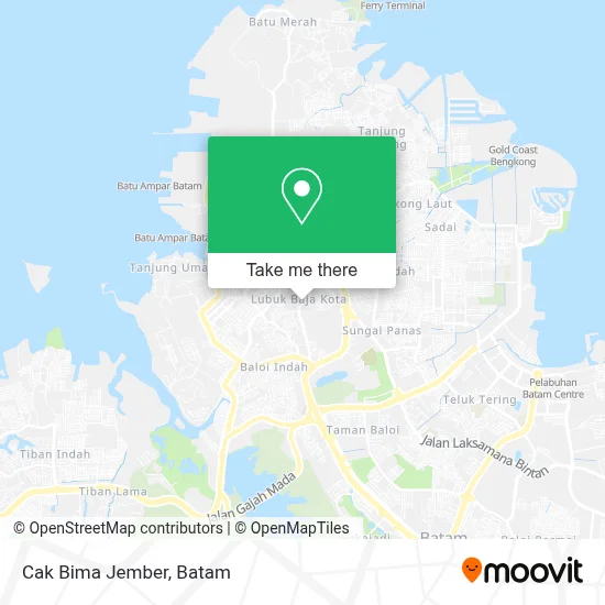 Cak Bima Jember map