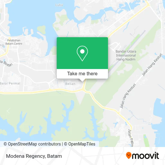 Modena Regency map