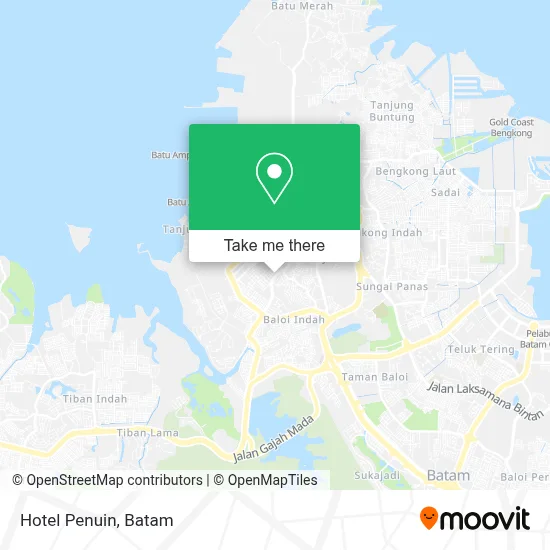 Hotel Penuin map