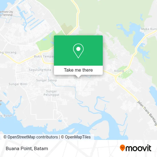 Buana Point map